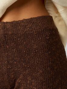 MISSGUIDED Boucle Mini Shorts High Waisted Textured Knit Fall Winter Comfort