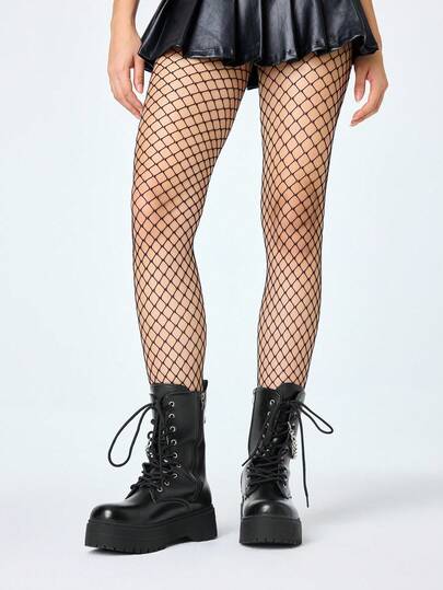 Goth Women's Dark Punk Rock Gothic Lace-Up Motorcycle Boots, Platform Thick Sole Ankle Boots And Short Boots