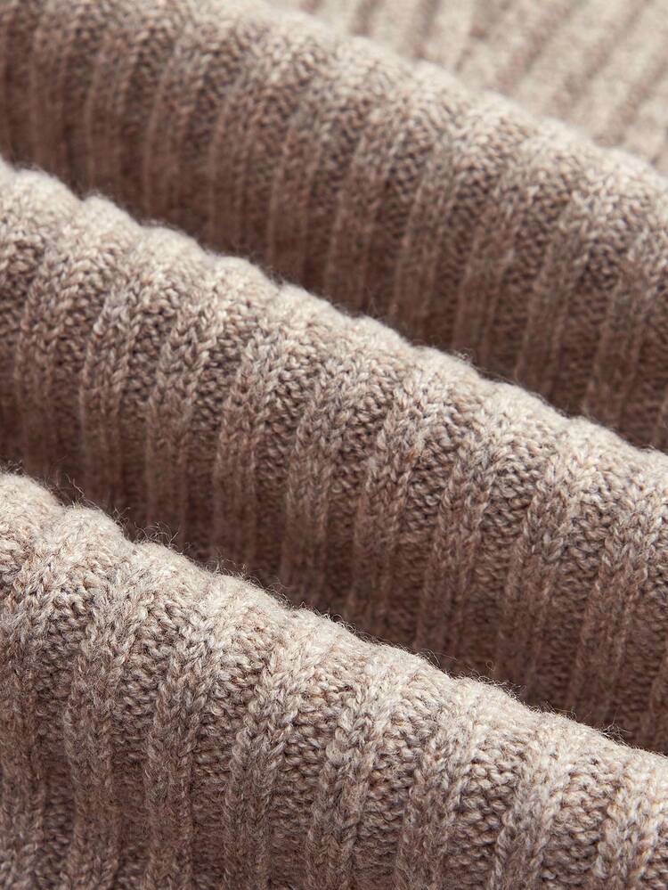Cardigan oversize comodo a costine con scollo a V e bottoni, adatto per l'ufficio in primavera e estate