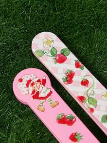 Strawberry Shortcake X SHEIN 2 Pcs Cartoon Character & Strawberry Design Eyebrow Tweezers Set,Gift Ideas,Valentine's Day - Multicolor - View 4