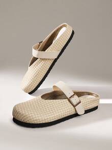 Solecia Sepatu Flat Slip-On Wanita Terbaru untuk Musim Semi/Gugur - Aprikot - View 6