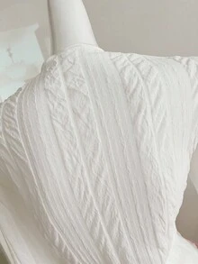 Sweetra Young Teen GirlElegant Jacquard Knit Turtleneck Flare Sleeve T-Shirt, Soft & Comfortable, Autumn/Winter Fall