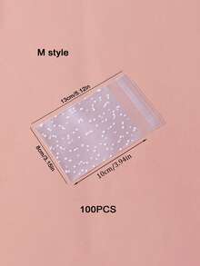 100pcs Polka Dot Pattern Gift Bag Simple Practical Multifunctional Different Sizes To Choose For Wedding Graduation Wrap Back To School Packing Supplies - Multicolor - View 7
