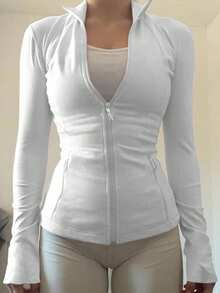 Livesso Casual Sports Cardigan Sweatshirt, Regular Fit Women Spring Jacket,Fall Women Clothes