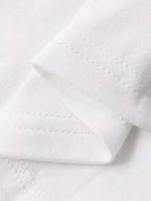 DAZY Women's Slim Fit Waist Drawstring Casual Sports Jacket - White - View 7