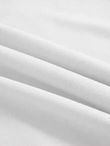 EMERY ROSE Heart Pattern Long Sleeve T-Shirt, Women's Casual Top Suitable For Spring And Autumn, Love Gift - White - View 3