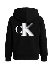 Calvin Klein Men's Pullover Sweatshirt Black - Black - View 5