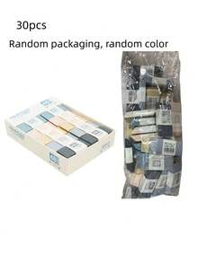 1/6/10/30PCS橡皮擦小学生橡皮擦儿童橡皮擦4B美术用品盒学生用橡皮擦彻底清洗 - 彩色 - 查看 11