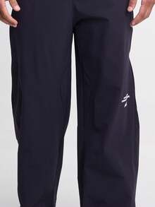 Men's Elastic Waist Wide Leg Loose Casual Pants - Blue - View 4