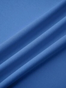 GlowEve 女士优雅高腰百褶裙，春夏款 - 中等水洗藍 - 查看 7