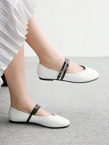 CUCCOO BIZCHIC Women's Casual Versatile Flat Loafers - White - View 1