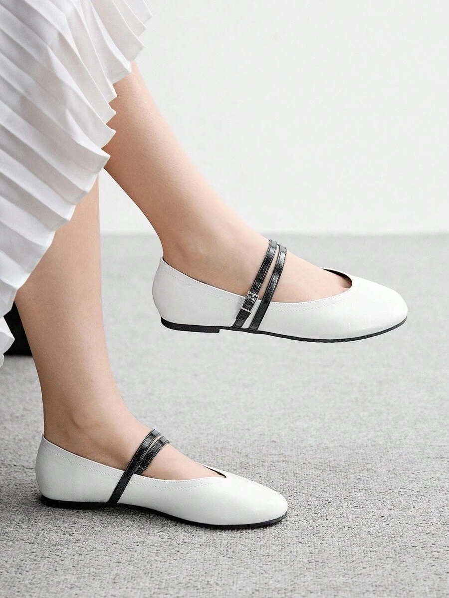 CUCCOO BIZCHIC Women's Casual Versatile Flat Loafers - White - View 1