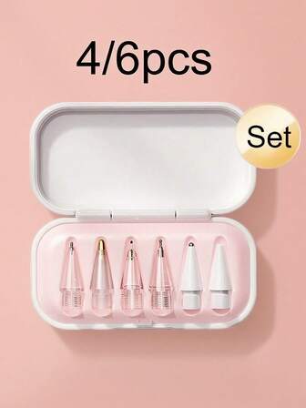 애플 펜슬 1 2 프로 Gen용 호환 가능한 교체용 연필 팁 범용 소프트 팁 태블릿 펜 팁 iPencil iPad Pro 스타일러스 펜 팁 선물 어머니, 가족, 친구, 생일, 휴일 펜 액세서리