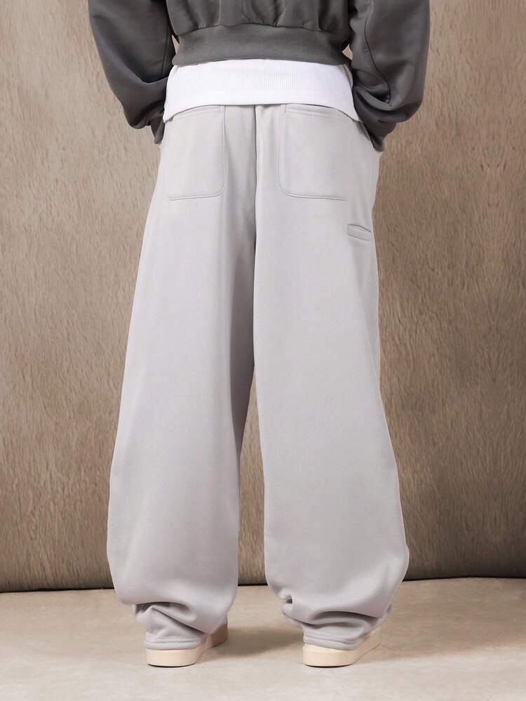 Essential Loose Fit Jogger Pants With Side Pockets