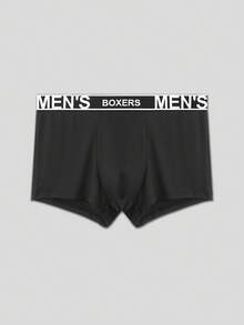 SHEIN 5件套男士字母松紧腰休闲平角内裤 - 彩色 - 查看 4