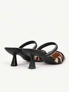 CUCCOO CHICEST Giày cao gót mũi nhọn họa tiết da báo đính đá thời trang thanh lịch gợi cảm thoải mái bằng da báo màu nâu cho nữ, thích hợp cho tiệc trà chiều, hẹn hò, tiệc thời trang, trang phục thanh lịch, dịp trang trọng, quán bar, hộp đêm, Halloween, Giáng sinh, lễ tạ ơn, năm mới - màu nâu - Xem 8