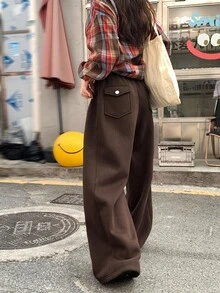 DAZY 女士宽松休闲韩版街头潮流运动裤，秋冬女式慢跑裤