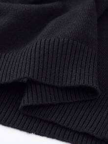 Tween Boys' Casual Colorblock Striped Knit Crew Neck Pullover Sweater Fall Winter - Grey - View 8