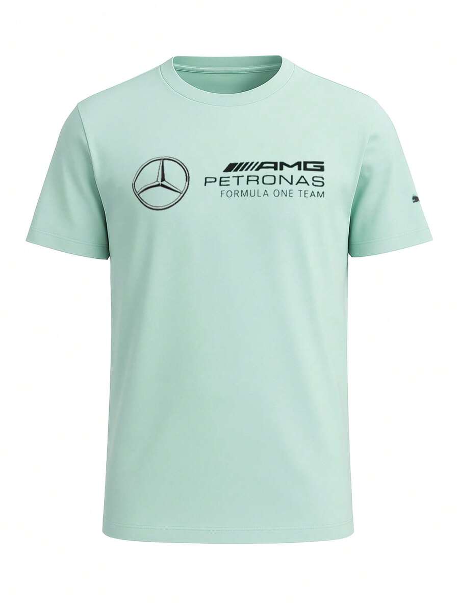 Puma Mercedes Men's Sports T-Shirts Green - Green - View 1