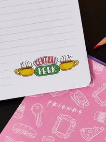 FRIENDS X SHEIN Sổ tay in toàn diện, Đồ dùng học tập, Quà tặng - Nhiều màu - Xem 4