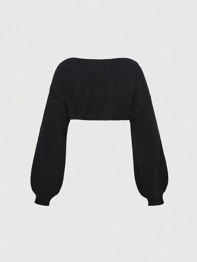 Goth Cárdigan de punto con bordado oscuro, misterioso, con cruz, murciélago y calavera, talla grande