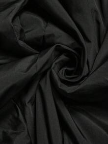 Zelara Plus Faux-Fur-Trim Hooded Coat For Winter Going Out - Black - View 13