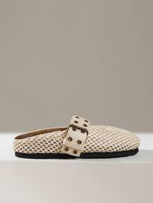 Solecia Women's Thick Sole Slip-On Mule Shoes, Closed Toe, Autumn/Spring