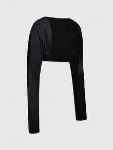 ROMWE Camiseta de tirantes y cárdigan versátil y minimalista para mujer, apta para todas las estaciones, con protección solar - Multicolor - Ver 7