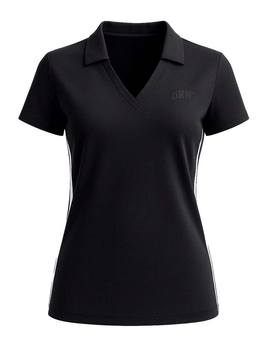 DKNY Women's Polo Shirts Black - Black - View 1