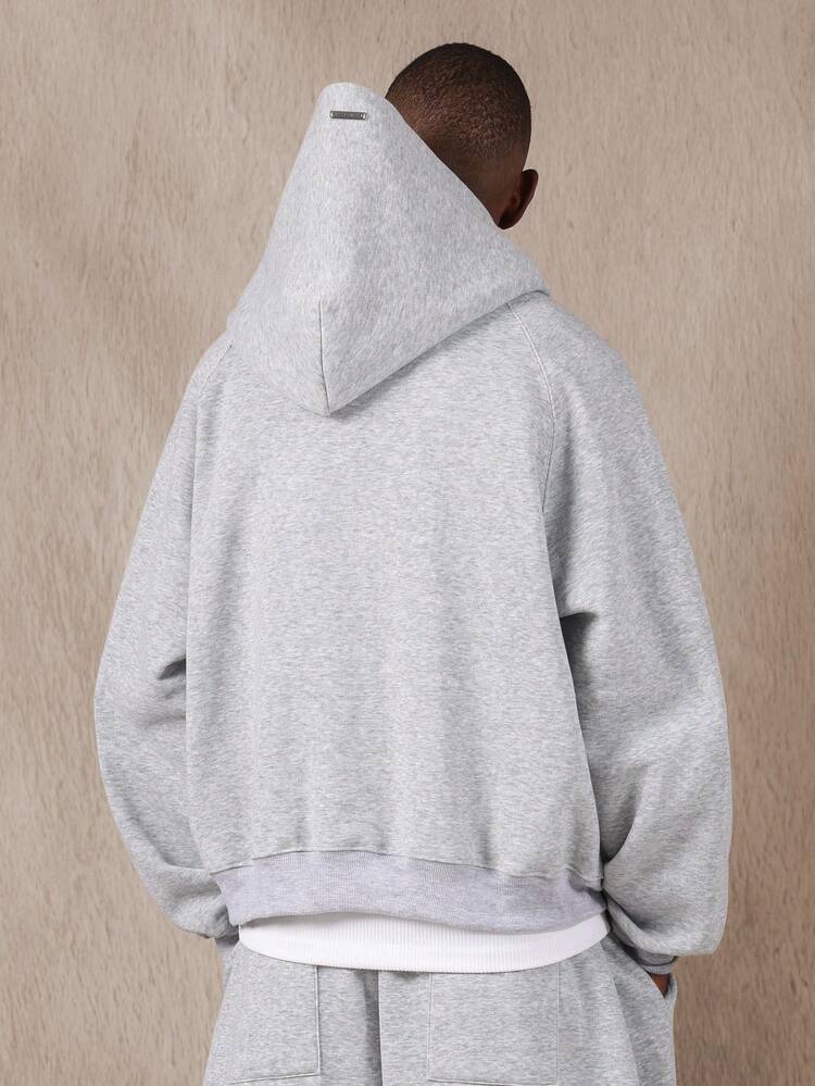 Bluza z kapturem Essential z rękawami typu raglan i kieszenią ze ściągaczem