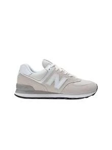 Classic NB Men's And Men's Shoes Jogging 574 Series Retro Dad Sports Breathable Casual Shoes ML574EVW, Men's Sneakers, Grey - NIMBUSCLOUDwithNBWHITE - View 1