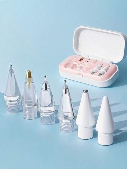 Puntas de lápiz de repuesto compatibles con Apple Pencil Pro, puntas de lápiz actualizadas compatibles con Apple 2da y 1ra generación USB-C, y lápiz digital Crayon, puntas de lápiz con punta de aguja con estuche, set de lápices para iPad Pro, regalos para madre, familia, amigos, cumpleaños, accesorios de bolígrafo para días festivos