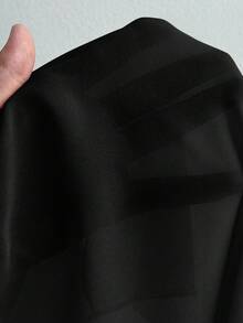 Elenzga Đầm maxi chữ A cổ vuông tay dài thanh lịch lãng mạn bằng vải voan mềm mại dành cho nữ cỡ lớn, thích hợp cho tiệc tốt nghiệp, tiệc tùng, khách dự tiệc cưới - màu đen - Xem 6