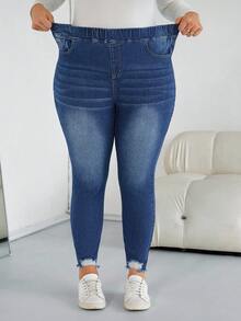 SHEIN CURVE+ Quần jean bó màu trơn cạp chun, sờn rách thường ngày cỡ lớn cho nữ, Quần jean mùa đông cho nữ, Giữ ấm tốt hơn, Quần denim mùa thu, Quần denim mùa thu và mùa đông, Quần denim dày, Quần denim giữ nhiệt, Vải chải giữ nhiệt, Mùa thu, Mùa thu cho nữ, Mùa đông, Mùa thu ấm áp thoải mái, Du lịch, Đi làm, Tiệc tùng, Kỳ nghỉ, Phong cách Old Money, Mua sắm, Tiệc tối, Thanh lịch, Tiệc tùng, Hẹn hò, Mùa đông, Mùa thu, Mùa thu, Halloween, Giáng sinh, Năm mới, Lễ tạ ơn, Tiệc tùng, Quần denim bó cạp chun cho nữ, Vừa vặn với túi, Đa năng, Đường cong cho nữ, Quần denim bó màu xanh co giãn cỡ lớn Quần jean mùa đông cho nữ Quần jean mùa đông cho nữ Quần jean bó co giãn Quần denim cạp cao có gấu cong cho nữ, Mùa thu cho nữ, Quần jeans bó màu xanh co giãn, Mùa thu, Quần jeans bó rách cỡ lớn cho nữ, Thời trang mùa thu, Giáng sinh, Halloween - Màu xanh lam - Xem 6