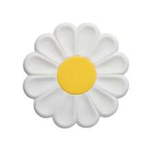 1 件硅胶三脚垫防滑耐热厨房台面热垫完美三脚架用于热菜现代设计锅碗瓢盆架别致雏菊花硅胶桌垫耐热，易清洁杯垫和锅垫 - 彩色 - 查看 11