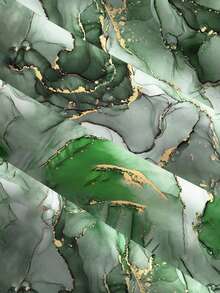 SHEIN Clasi Women's Casual Marble Print Shirt, Suitable For Everyday WearIn Fall/Winter