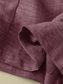 Rusticease 女士纯色松紧腰阔腿宽松休闲裤