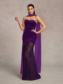 Coutiva Formal Evening Gown (Heavily Embellished)
