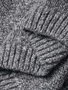 FRIFUL Women's Sleeveless Braided Decor Solid Color Straight Knit Sweater Dress