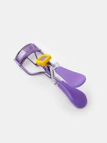 FRIENDS X SHEIN 1pc Alphabet Frame Pattern Eyelash Curler,Gifts - Purple - View 5
