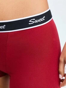 LOUNGEISTA 5 Packs Multicolor Cotton Women Shorts Comfortable Minimalist Ribbon Low Rise Boxers For Daily Wear Ideal For Sports And Relaxing - Multicolor - View 10