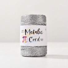 100 متر/لفة حبل معدني متعدد الألوان بسمك 3 مم، وزن 90 جرام، مناسب لأعمال الحرف اليدوية DIY، نسج الحقائب، تغليف الهدايا وديكورات عيد الميلاد