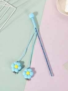 Giocattoli per gatti, palline di lana, giocattoli interattivi con fettuccia, bastoncini, palline di peluche colorate con campanellino, accessori per animali domestici