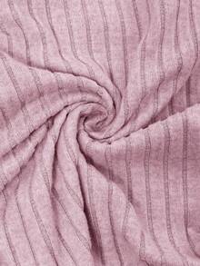 SHEIN 孕妇休闲日常通勤二合一T恤，春秋季 - 粉色 - 查看 6