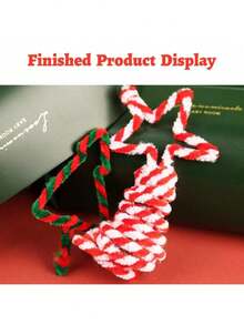 100/300PCS Christmas Pipe Cleaners Craft Set Glitter Chenille Stems 30cm 11.8 Inch Colorful DIY Art Supplies For Holiday Decorations Creative Handmade Projects Christmas Crafting Supplies