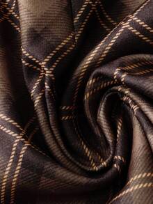 Franclia 女士时尚格子图案拉链迷你裙 - 彩色 - 查看 4