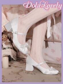 Dola Lovely Tacones altos con decoración de lazo para mujer