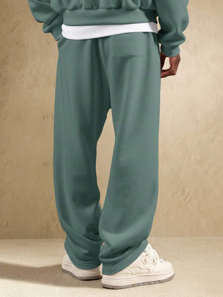 Jogginghose mit tiefem Schritt und elastischem Kordelzug in der Taille