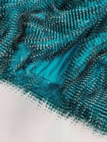 Amplova 女士时尚人造毛皮长袖夹克 - 彩色 - 查看 12