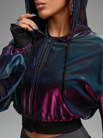 Innovista Woman Loose Fit Athletic Baggy Sports Jacket Workout Cropped Zip Up Fitness Clothes Running Daily Athleisure Office To Court Brunch To Gym Oversized Exercise Suit Biker Lightweight HIIT Training Comfort Movement Cycling Outdoor Exercise Casual Urban Hip Hop Relaxed Style Healthy TT Viral IG Reel Ready FYP INSTA OOTD Black Purple Red Pink Blue Green Performance Gear Minimalist